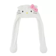Hello Kitty White children's hat with movable ears