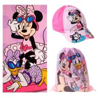 Disney Minnie Daisy towel, gym bag, baseball cap set