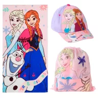 Disney Frozen True Friends towel, gym bag, baseball cap set