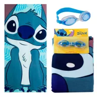 Disney Lilo and Stitch Cutie towel and swimming goggles set