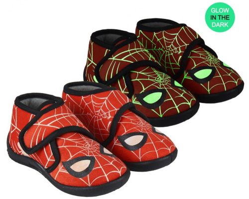 Spiderman glow in the dark indoor shoes 23-28