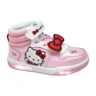 Hello Kitty Red Bow LED flashing light-up street shoes 25-32