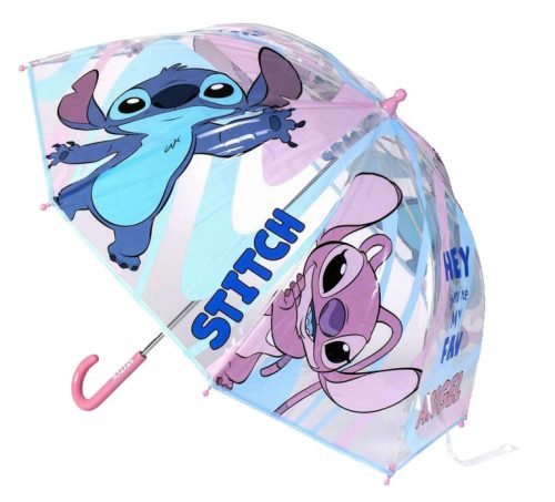 Disney Lilo and Stitch Angel Kids Transparent Umbrella Ø71 cm