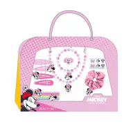 Disney Minnie Pink hair accessory and jewelry set, 15 pieces