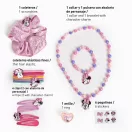 Disney Minnie Pink hair accessory and jewelry set, 15 pieces