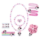 Disney Minnie Pink hair accessory and jewelry set, 15 pieces