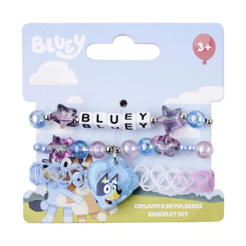 Bluey Heart bracelet set 3 pieces