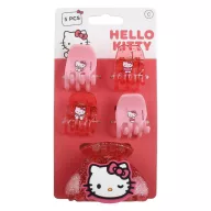 Hello Kitty Pink hair clip set of 5 pieces