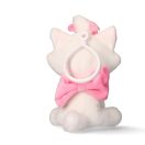Disney Marie White 3D plush figure with hanger, bag decoration 13 cm