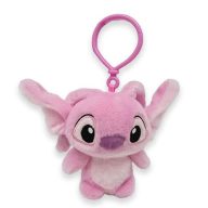   Disney Lilo and Stitch Pink 3D plush figure with hook, bag accessory 12 cm