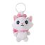 Disney Marie Pink Bow 3D plush figure with hanger, bag ornament 13 cm