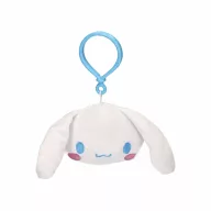   Hello Kitty Cinnamoroll Head 3D plush figure with hook, bag ornament 21 cm