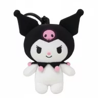   Hello Kitty Kuromi 3D plush figure with hanger, bag ornament 13 cm