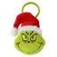 The Grinch Green 3D plush figure with hanger, bag decoration 14 cm