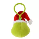 The Grinch Green 3D plush figure with hanger, bag decoration 14 cm