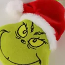 The Grinch Green 3D plush figure with hanger, bag decoration 14 cm