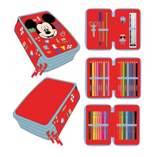 Disney Mickey  3-level filled pencil case