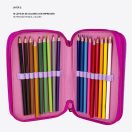 Disney Minnie  Daisy pencil case filled with 3 tiers