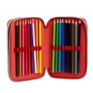 Spiderman Web 3-tier filled pencil case