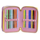 Barbie Bestie Vibes Loaded Pencil Case, 3-level