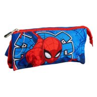   Superman Comic Spiderman Action 3-compartment pencil case 23 cm