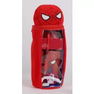 Spiderman Red plush pencil case with contents