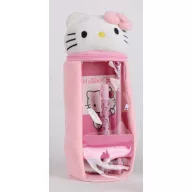 Hello Kitty White plush filled pencil case
