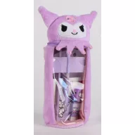 Hello Kitty Kuromi plush filled pencil case