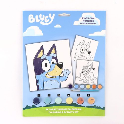 Bluey To Wave paint by numbers set