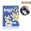 Bluey Bingo scratch card art and coloring set