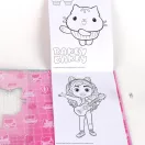 Gabby's Dollhouse Funny coloring book set with template