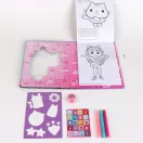 Gabby's Dollhouse Funny coloring book set with template