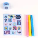 Disney Lilo and Stitch Banana coloring notebook set with template