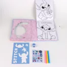 Disney Lilo and Stitch Banana coloring notebook set with template