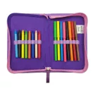 Hello Kitty Kuromi Purple stuffed 2-tier plush pencil case