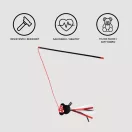 Disney Minnie Black cat toy fishing rod