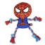 Spiderman Hero squeaky rope dog toy 26 cm