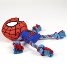 Spiderman Hero squeaky rope dog toy 26 cm