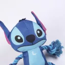 Disney Lilo and Stitch Alien squeaky rope dog toy 26 cm