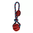 Spiderman Hero rope dog toy with TPR ball 30 cm