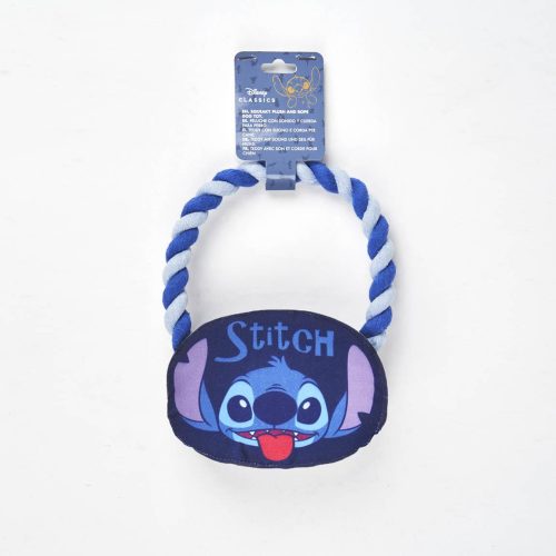 Disney Lilo and Stitch Squeaky Plush and Rope Dog Toy