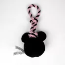Disney Minnie Pink squeaky rope dog toy 30 cm