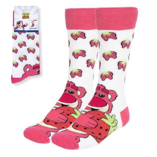 Disney Toy Story Lotso Strawberry adult knee-high socks 36/43