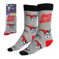 Harley Quinn Grey adult long socks 36/43