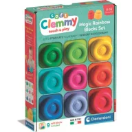 Colour Clemmy soft building block set of 9 pcs Clementoni