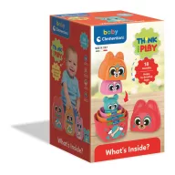 Animals Matrioska Colorful Baby Building Set Clementoni