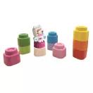 Colour Clemmy Unicorn Soft Building Block Set with 10 Pieces and Figure by Clementoni