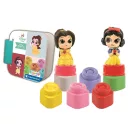 Disney Princess Clemmy Snow White and Belle building block set with book Clementoni