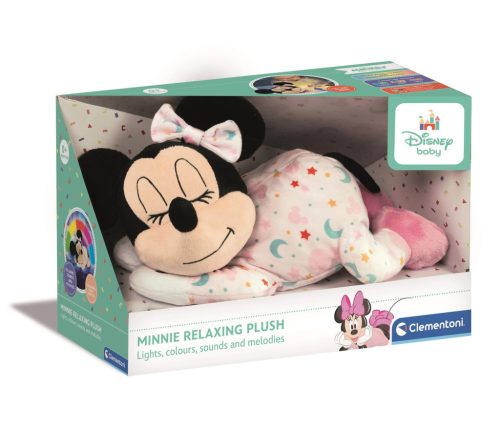 Disney Minnie Tummy-Time Sleep Aid Plush Toy Clementoni
