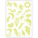 Crazy Chic Wolf Glow-in-the-dark tattoo Clementoni